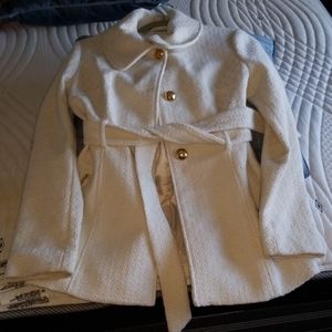 Jessica simpson S white / beige coat.